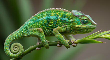 Obraz premium chameleon