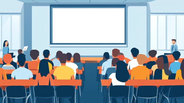 Diverse Bored Meeting Training Presentation, 