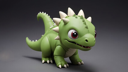 Fototapeta premium かわいい怪獣のミニチュア