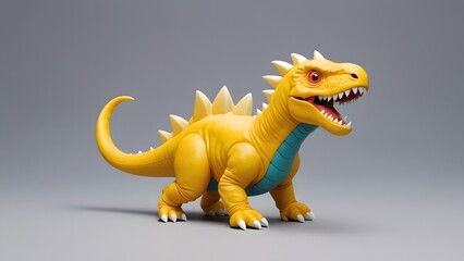 Fototapeta premium かわいい怪獣のミニチュア