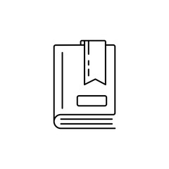 Bookmark Icon Outline Vector