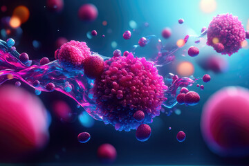 Exploring immune checkpoint inhibitors interacting with cells a detailed concept illustration in biomedical science