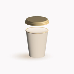 Paper cup mockup