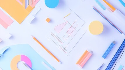 Corporate setting with clean and minimalist communication designs highlighting professional communication product announcements and strategic marketing