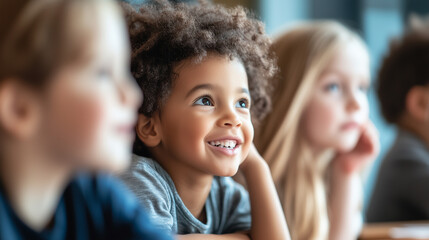 Obraz premium Praise that highlights effort strengthens children's confidence and sense of recognition, inspiring them to keep exploring, creating, and ultimately achieving success.