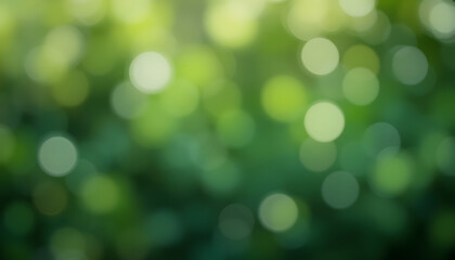 Obraz premium Green bokeh background