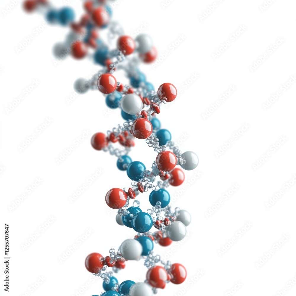 Poster exploring the structure of dna molecular biology insights laboratory setting scientific visualizatio