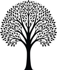 tree vector silhouettes