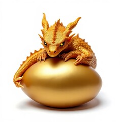 Fototapeta premium golden dragon statue