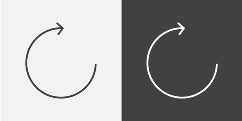 Refresh vector icons collection graphic designs for ui designs