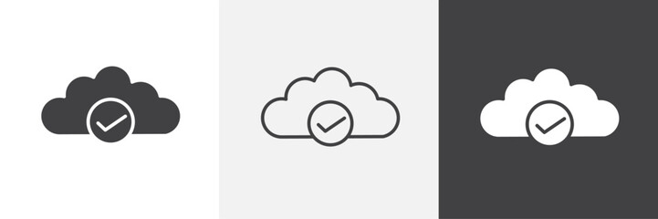 Saved to drive vector icons collection graphic designs for ui designs