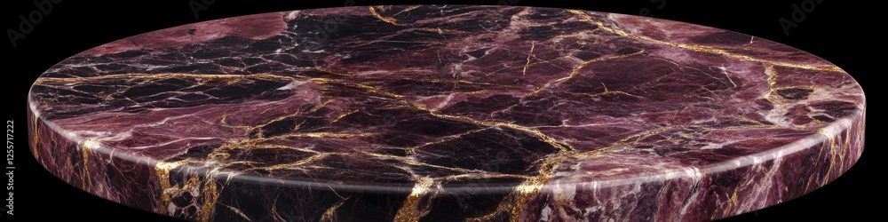 Poster close-up view of a marble tabletop with intricate patterns and textures