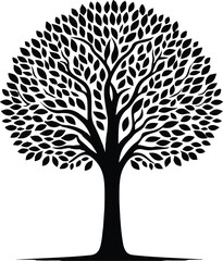 tree vector silhouettes