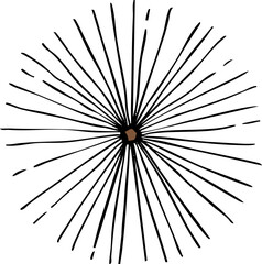 Obraz premium decoration hand drawn cartoon top view of tree illustration for landscape and architecture design.