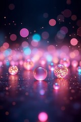 Abstract Bokeh Background – Soft Defocused Light and Blurred Circles