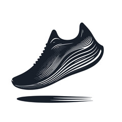 Running Shoe Icon on a transparent background
