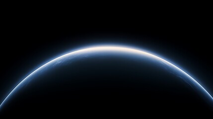 Obraz premium A serene view of a planet