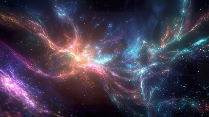 Luminous Particle Cyber Space
