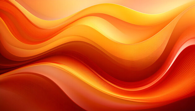 abstract orange wave background