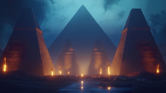 Egyptian Columns Illuminated
- Powered by Adobe