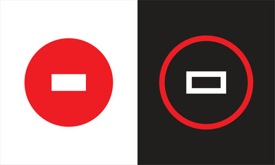 No Entry, Stop Sign Flat Design, Vector Stop sign, Warning stop signs isolated