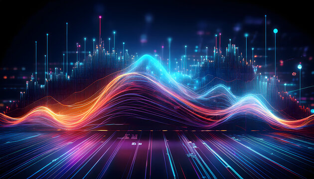 virtual fractal realms background