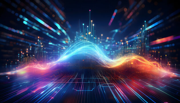 virtual fractal realms background