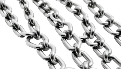 Chain Chrome material silver chain jewelry png