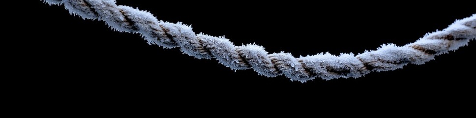 Frosted Rope on Black
