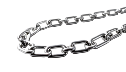 Chain Chrome material silver chain jewelry png