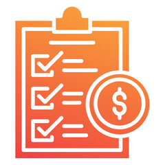 Obraz premium Financial Plan Icon