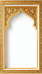 Obraz premium Ramadan Border Frame Copy Space Area