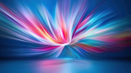Obraz premium Abstract Colorful Light Burst Background