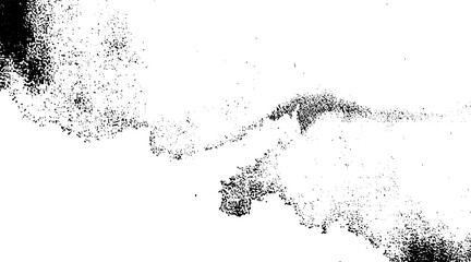 Fototapeta premium Black grainy texture isolated on white background. Distress overlay textured. Grunge design elements. Vector illustration,eps 10.