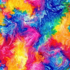 Colorful tie dye pattern abstract background. Abstract textured spiral folded rainbow colorful tie dye textured background.