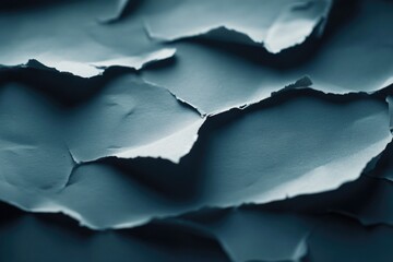 A close-up shot of a piece of blue paper with details and texture visible