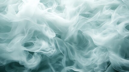 Obraz premium An elegant abstract representation of swirling smoke, creating a soft and calming visual effect that evokes a sense of tranquility and peace within the composition.