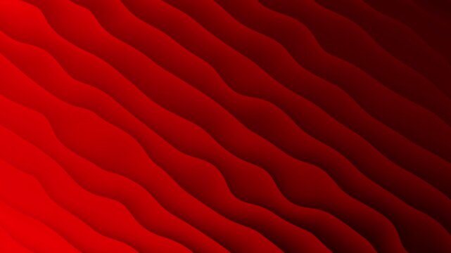 Abstract animation of red waves. luxury wave animation. Loop animation background. 3d animation. 