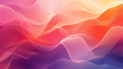 Abstract Colorful Waves Gradient Background Design