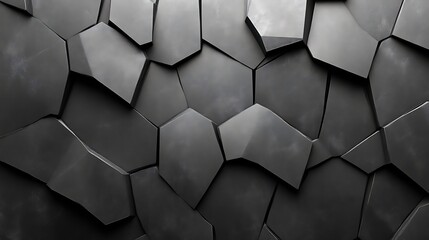 Abstract Black Geometric Pattern Background