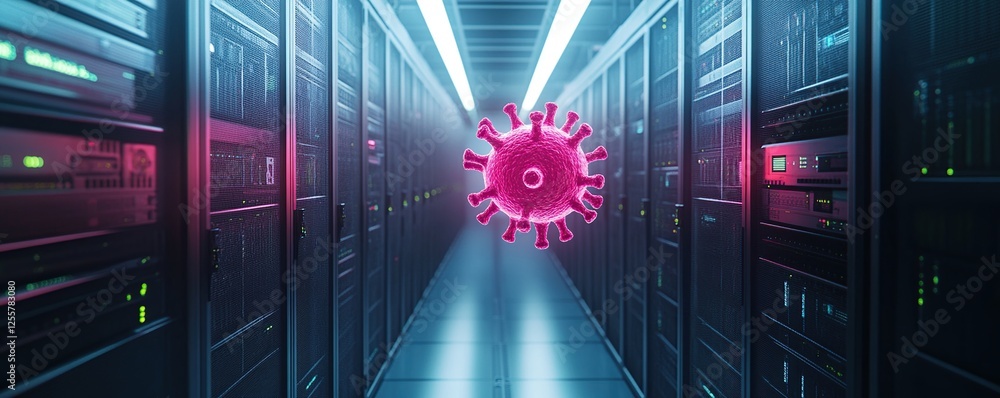 Poster virus impact on data centers: exploring cybersecurity threats and mitigation strategies globally