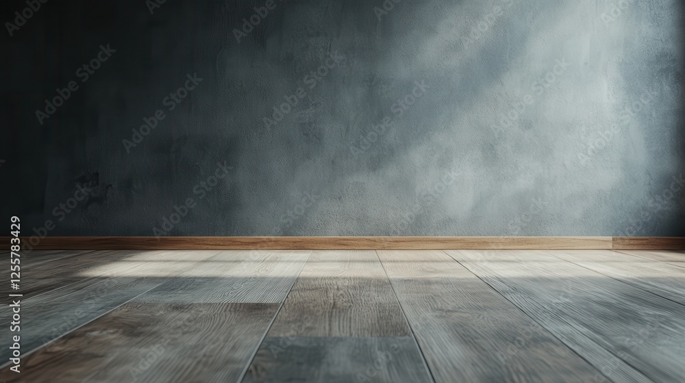 Poster an image capturing a dark concrete wall with soft light illuminating the space, highlighting the tex
