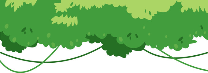 Forest Leaves Border