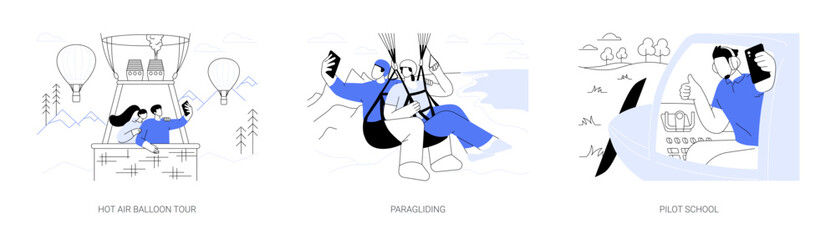 Adventure holiday activities isolated cartoon vector illustrations se © Visual Generation