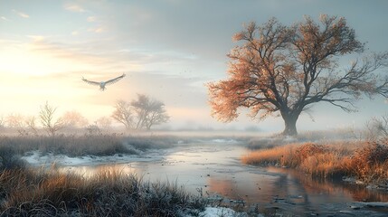 Fototapeta premium Majestic snowy owl