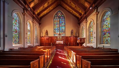 Fototapeta premium interior of church