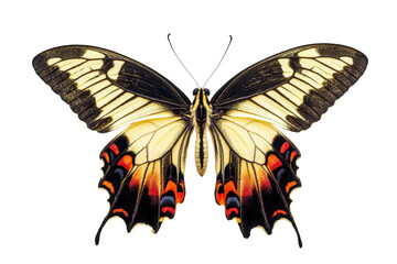 butterfly isolated on transparent or white background, png