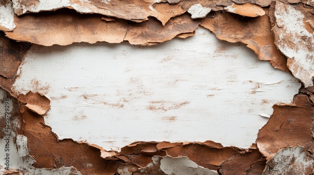 Poster an old, weathered wall characterized by its rustic texture and layers of peeling paint, invoking fee