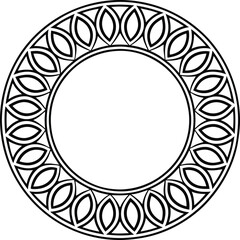 Ornate Black and White Floral Mandala Design Pattern Art