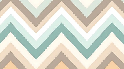 Colorful Chevron Pattern in Soft Pastel Shades for Background Use